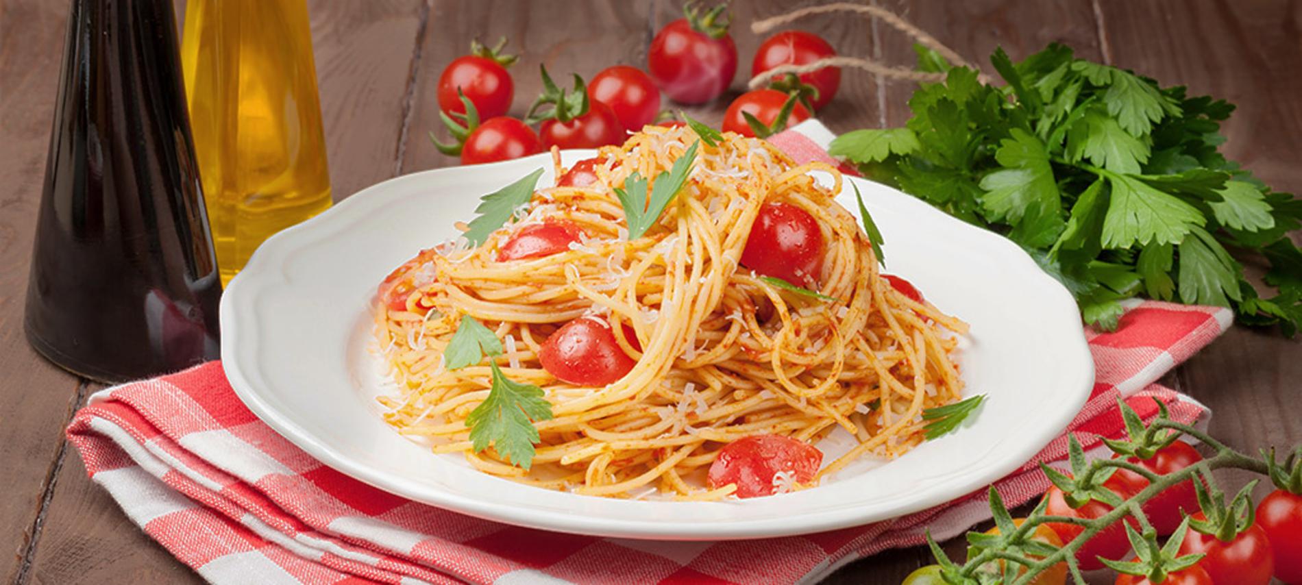 Receta de Spaghetti con verduras mixtas