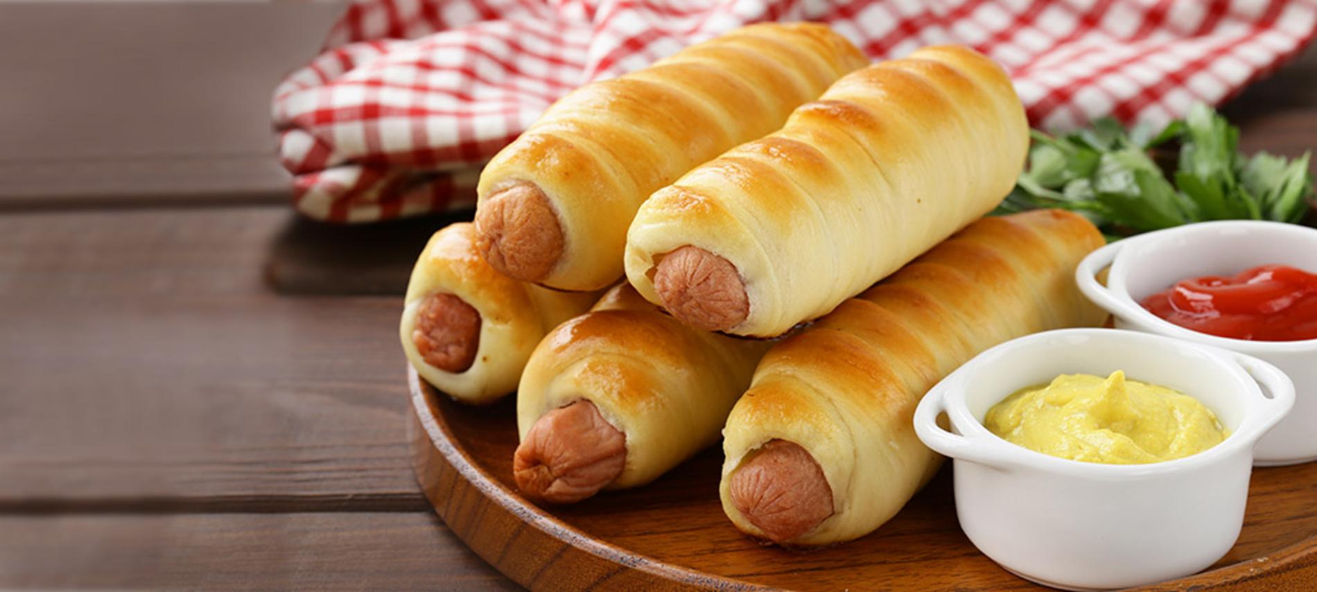 Receta de Rollitos de hot dog